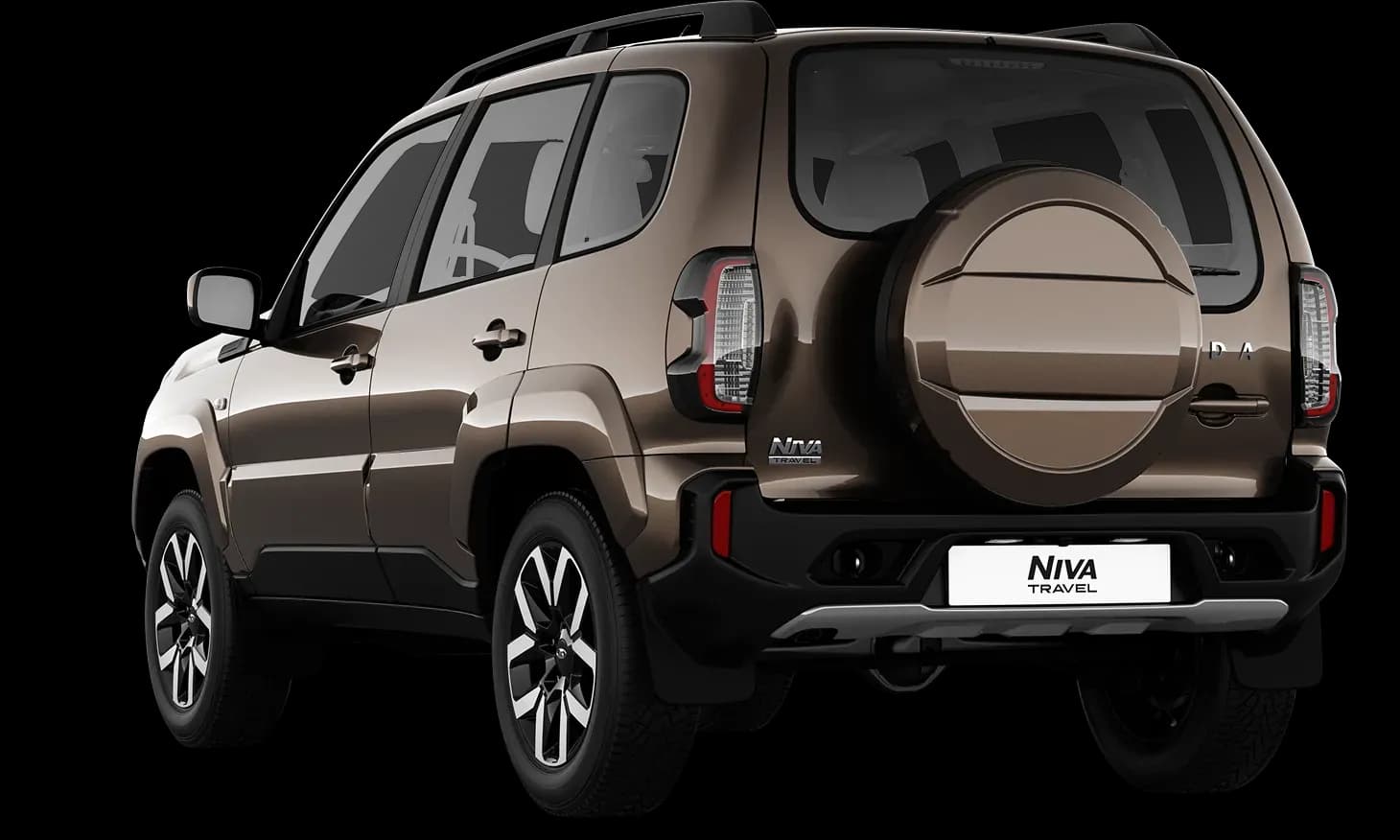 LADA Niva Travel — задняя оптика и линии кузова